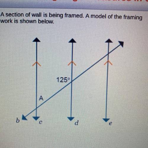 Determining Angle Measures in Context

A section of wall is being framed, A model of the framing
w