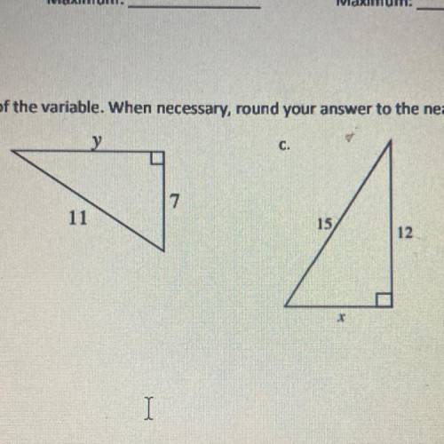 Can someone please help me solve those two I need to get my grade up