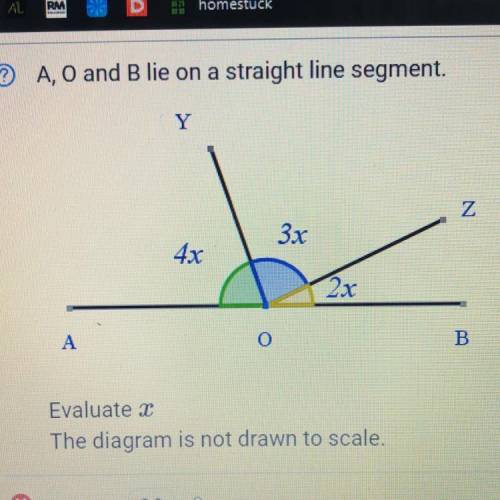 Can some one help me with this question. I need to know the value of x but I can't figure it out.