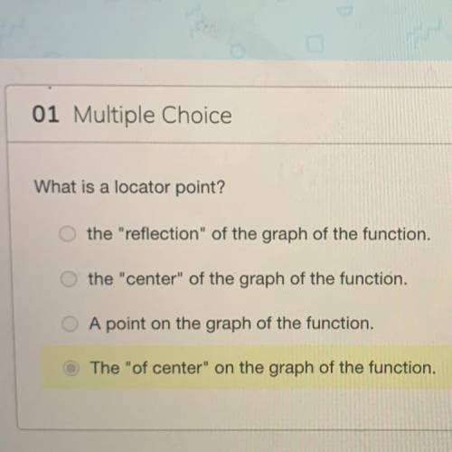 What is a locator point?