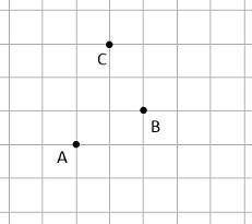 three vertices of a parallelogram are shown. If the fourth vertex, D, lies on a node of the grid, t