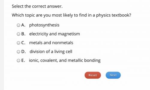 Which topic are you most likely to find in a physics textbook?