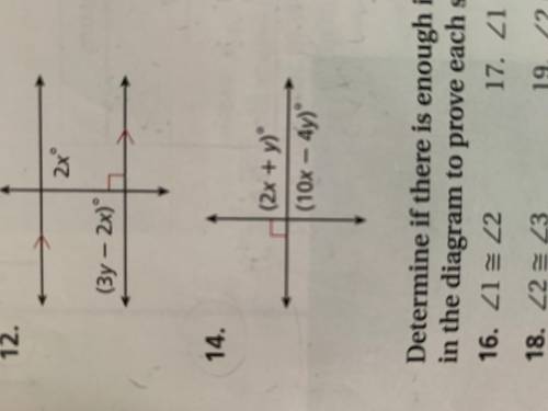 #14Solve for x and yPlease help!