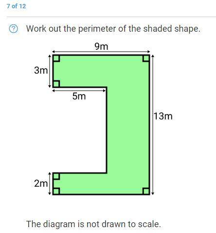 Work out the perimiter for this question: