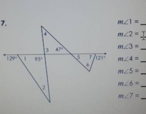 THE QUESTION IS: FIND ALL MISSING ANGLES.