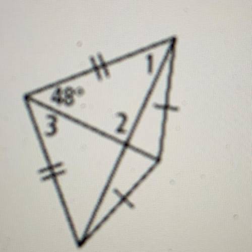 Find the measures of the numbered angles. 
Please help me!!!