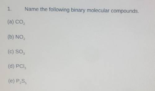 WILL GIVE BRAINLIST PLEASE HURRY

assignment name: names and formulas of binary molecular compound