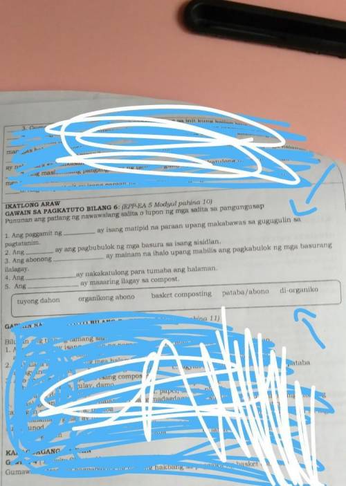 GAWAIN SA PAGKATUTO BILANG 6:. 1.Ang paggamit ng ___ ay isang matipid na paraan upang makabawas sa