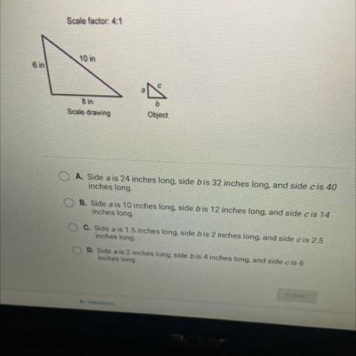 WILL GVIE BRAINLIEST Use the given scale factor and the side lengths of the scale drawing to

dete