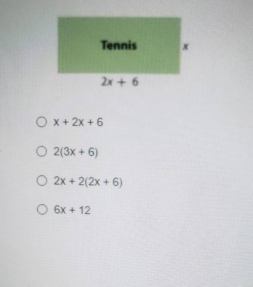 The figure shows the dimensions of a tennis court. Which expression will not give the perimeter of