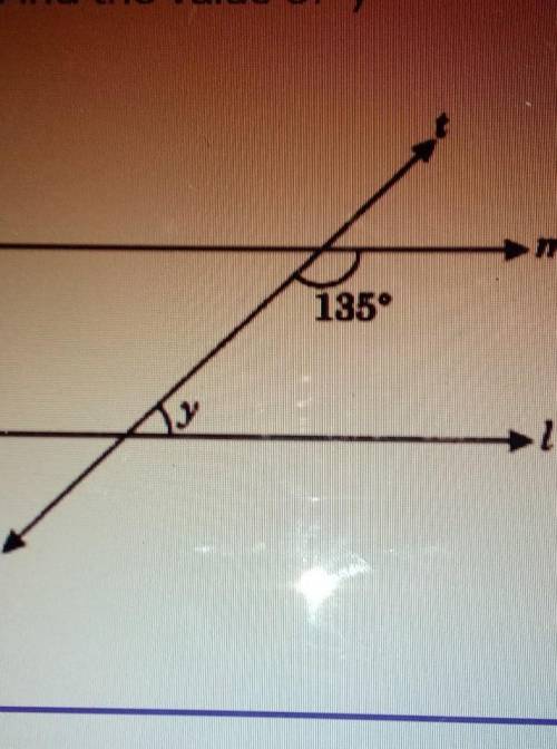 17. Find the value of y'm135°Your answer