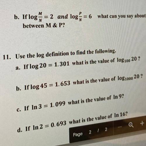 If Log 20 = 1.301 what is the value of Logsub100 20?

I need the step by steps! I can’t find anyth