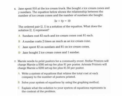 Write answer in comments algebra 1