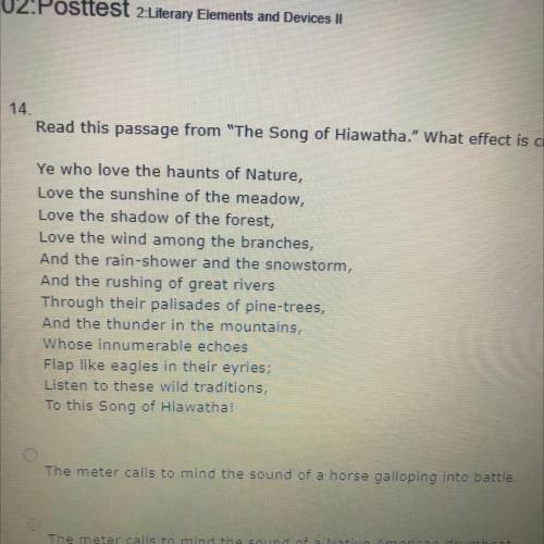 Read this passage from The Song of Hiawatha. What effect is created by the poet's use of troche t