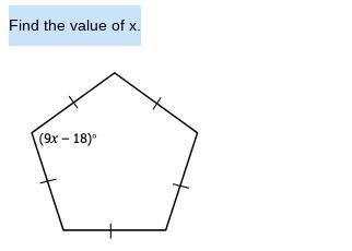 Find the value of x.