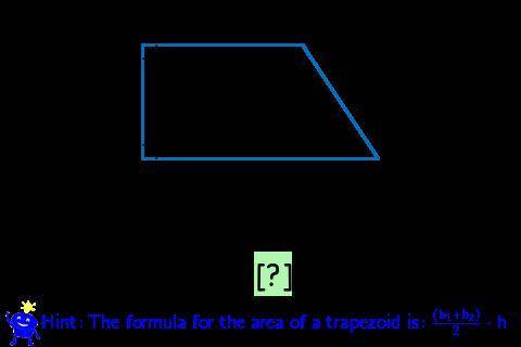 above the trapezoid, it says 20 ft, below the trapezoid, it says 28 ft, on the left side of the tra