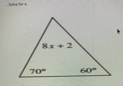 Solve for x.
a. 16
b. 11
c. 6