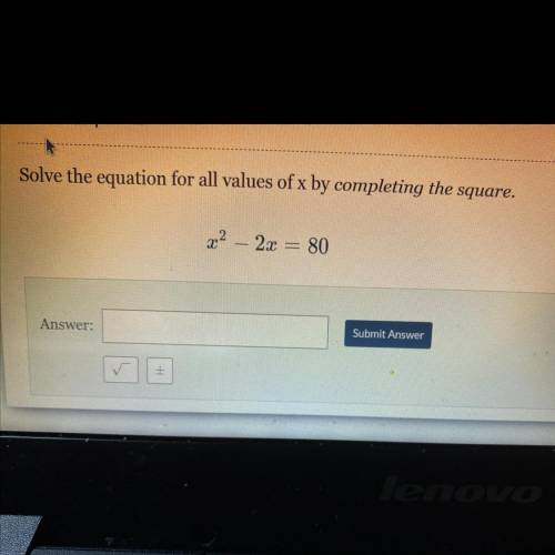 Solve the equation for all values of x