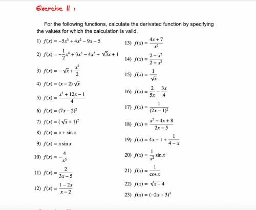 Check if you know correctly derivatives of the table, equation of the tangent, and first method to