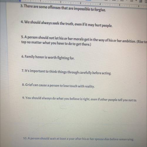 Write either “I AGREE because” or “I DISAGREE because.” Tell WHY you agree or disagree (3-5 sentenc