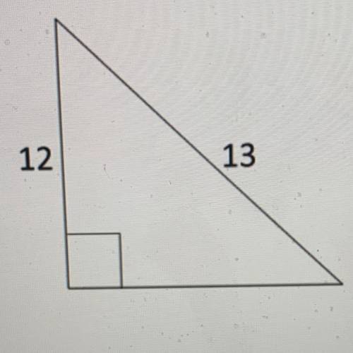 Find the length of the missing side.