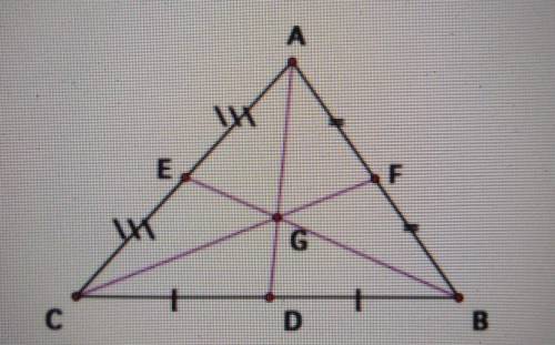 In triangle ABC, G is the centroid and BE = 9. Find BG and GE.
