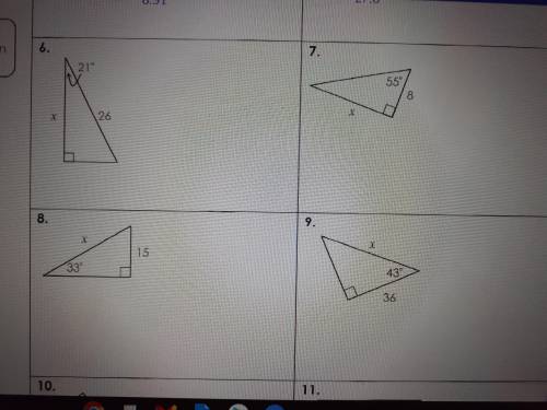 Find x and round to the nearest tenth. Please explain this. Use SOH CAH TOA