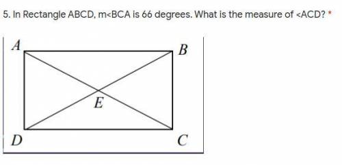 In Rectangle ABCD, m