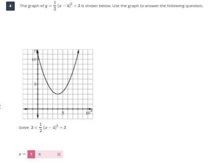 I need you someone to solve this and show their work. Tell me why the answer is 4.