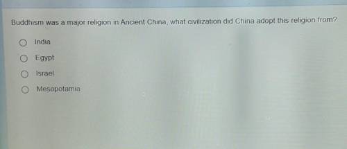Buddhism was a major religion in ancient china what civilization did china adopt this religion from