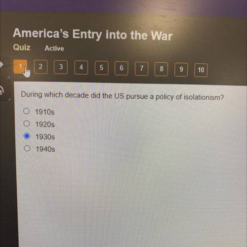 Americas entry into the war quiz

answers: C, A, C, B, C, B, C, A, A, B
this will get you a 100%