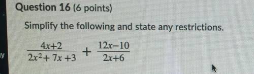 Please help! I'm writing a test and don't have much time. Step by step please! (20 point)