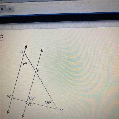 What is the value of x?