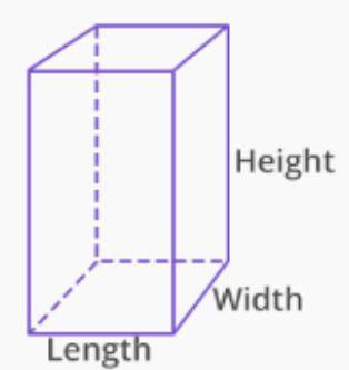 A rectangular prism has a volume of 60 cubic centimeters. The height of the prism is 3 centimeters.