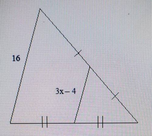 Enter the value of x