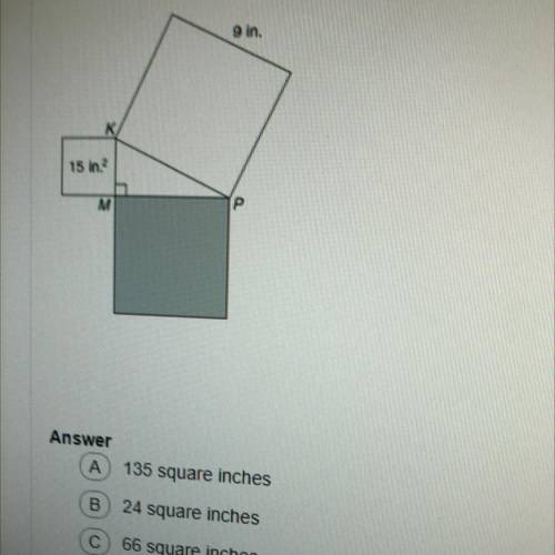 Look at the drawing shown below. If a triangle is formed by the placement of 3 squares, what is the