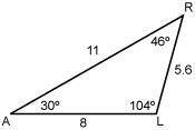 Are the figures below similar? Why or why not?

a.
Yes, because the corresponding angles are congr