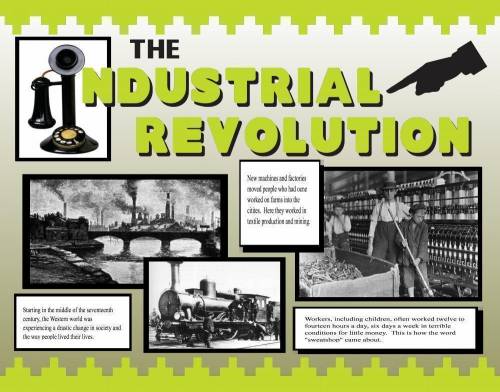 HERE IS THE INDUSTRIAL REVOLUTION POSTER
