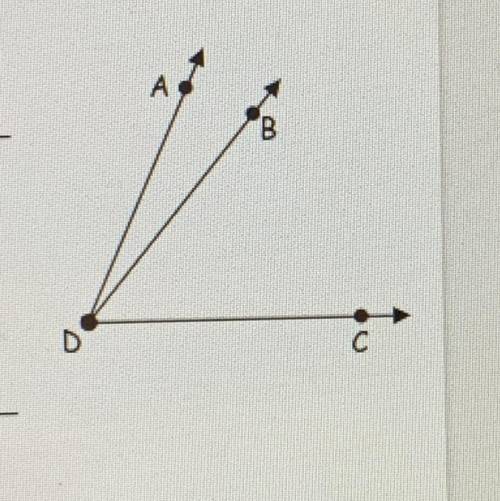 MADC = 5x - 20, mADB = x - 4, mBDC = x + 5. Find x and mADC