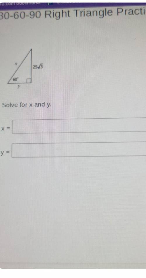 Can u solve for x and y