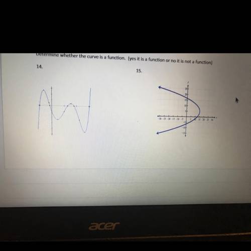 Determine whether the curve is a function