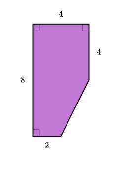 Find the area of the shape shown below. Please its on a test!!!