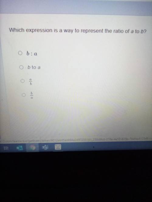 Ratios. The last person swore and didn't tell me the answer
