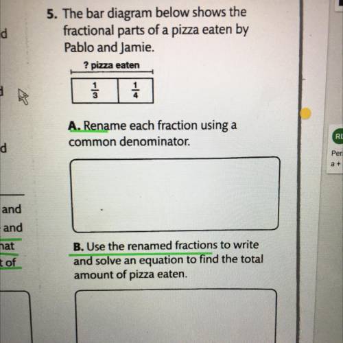 Someone plz help me with 
5. A. And B they are together