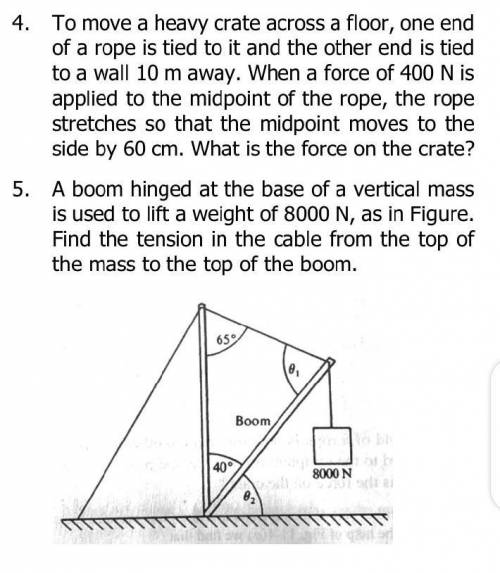 Problem on equilibrium of forces