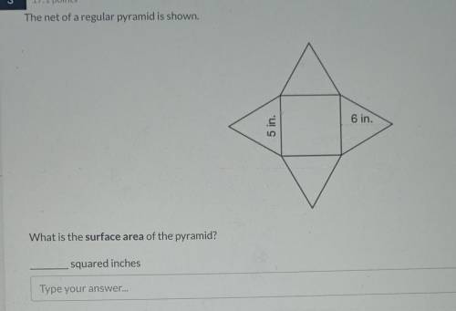 What is the Surface area of the pyramid?