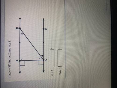 I don’t know if I’m doing this right.. I divided 90/2 since angles 2&3 add up to 90. Pls help.