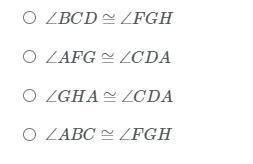 It is given that ABCD and AFGH are parallelograms. Which of the following statements is false?