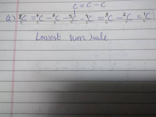 How can I apply lowest sum rule in the below picture?
Plz explain in detail.