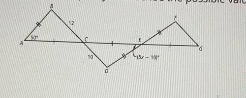 Write an equality or inequality that relates m